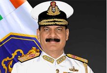 Indian Navy Chief Dinesh Tripathi
