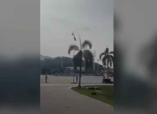 Malaysian military helicopters collide