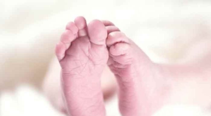 Newborn-baby leg