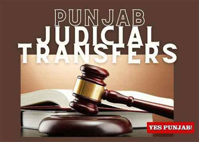 Punjab Judicial Transfers - Banner - Yes Punjab News