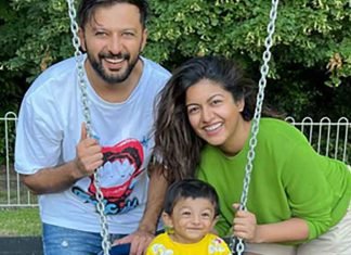Ishita-Dutta-and-Vatsal-Sheth-with-Son