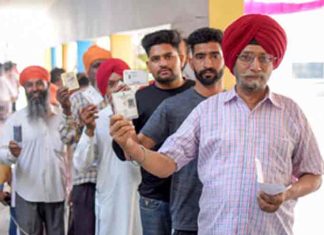 Punjab-Voters voting