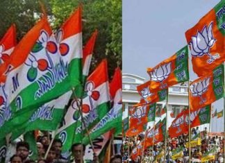 TMC-BJP-Flag