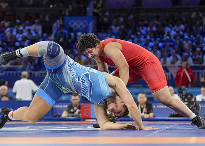 Paris Olympics Reetika Hooda loses to Aiperi Medet Kyzy in quarters