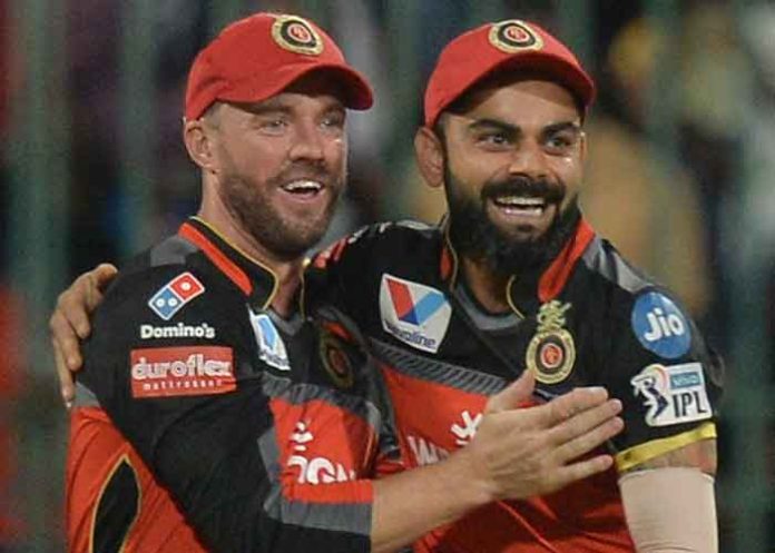 AB de Villiers with Virat kohli Cricket