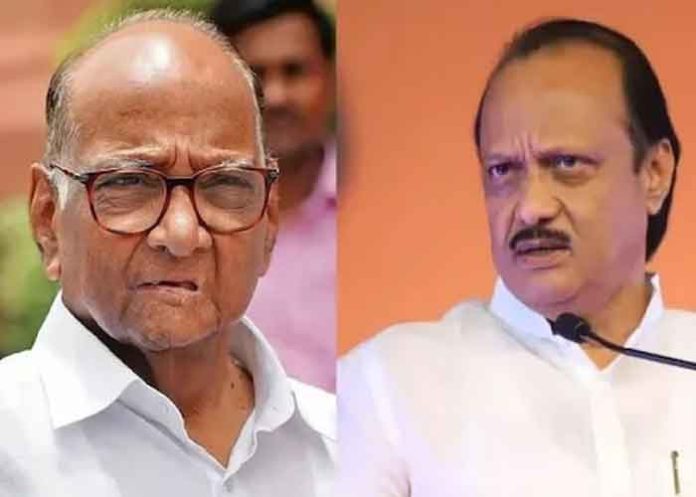 Ajit Pawar and Sharad pawar