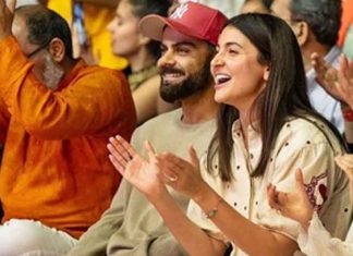 Anushka Sharma, Virat kohli attending Kirtan