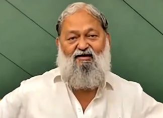 Cabinet Minister Anil Vij