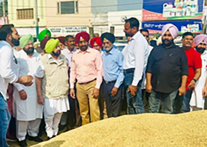 Captain Amarinder on paddy procurement