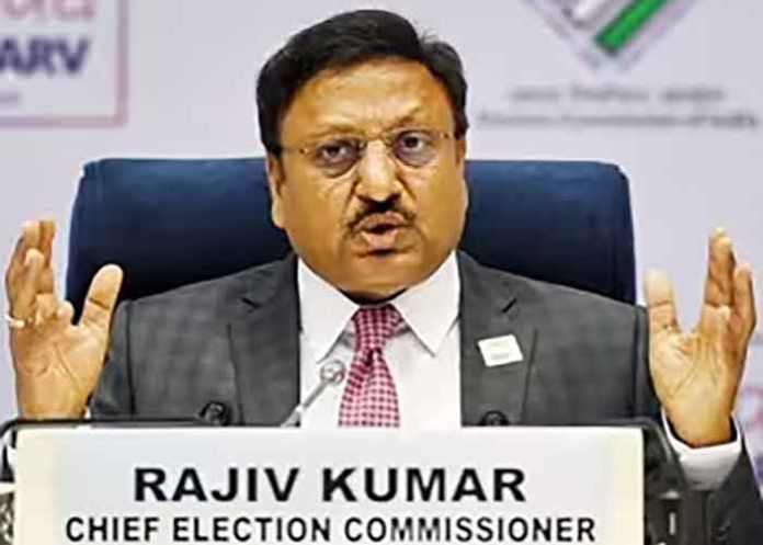 Chief Election Commissioner Rajiv Kumar