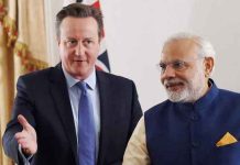 David Cameron with PM Modi