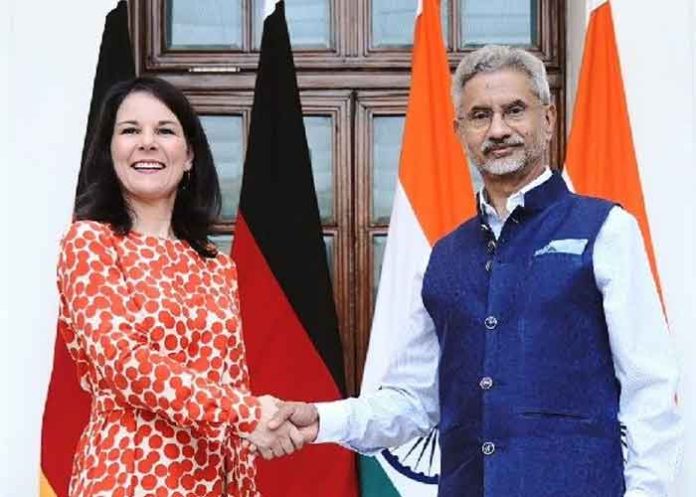 EAM Jaishankar with German Foreign Minister Annalena Baerbock