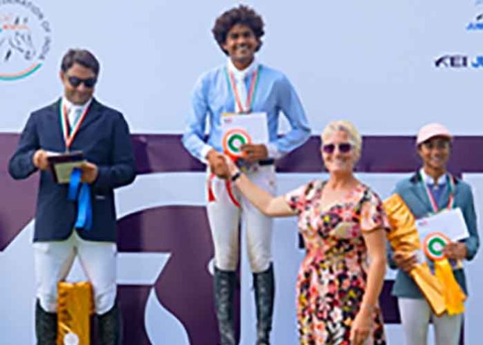 Equestrian Barath Manoharan wins