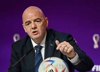 FIFA President Gianni Infantino