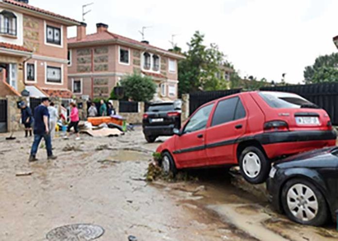 Flash floods in Spain