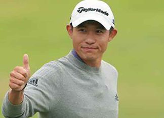 Golfer Collin Morikawa