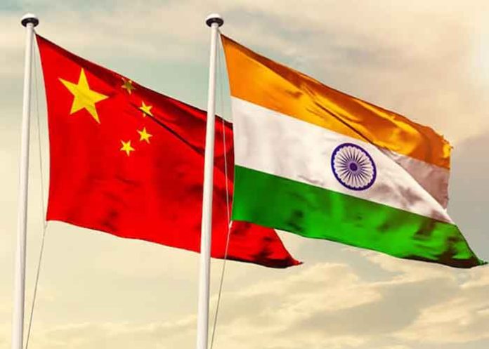 India China Flag 1