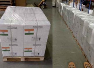 India medical, food supplies aid to Palestine