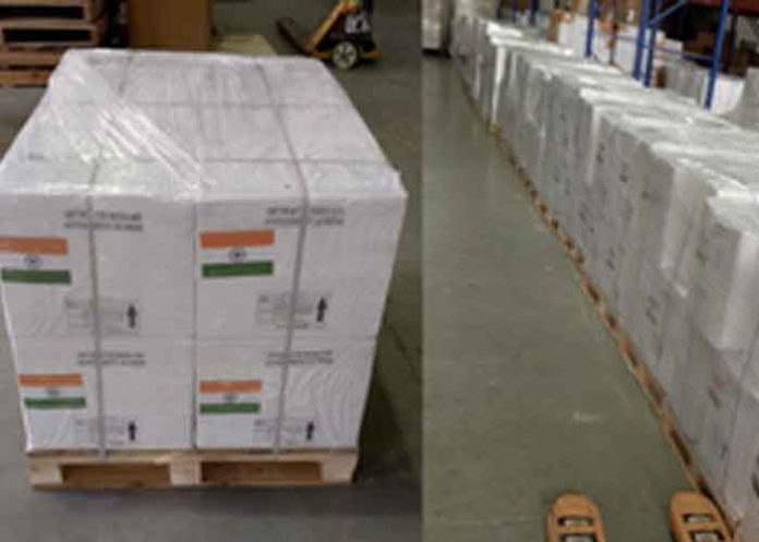 India medical, food supplies aid to Palestine