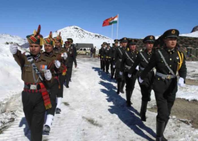 Indian, Chinese troops exchange sweets on Diwali