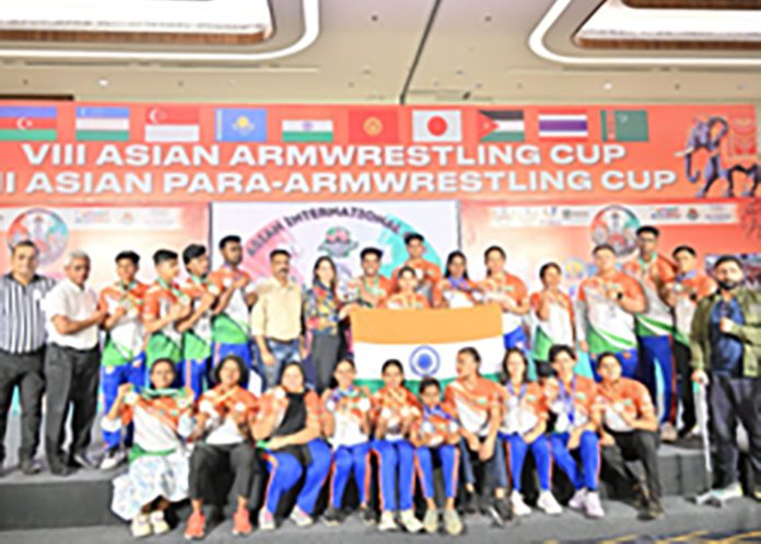 Indian Team for Asian ArmWrestling Cup