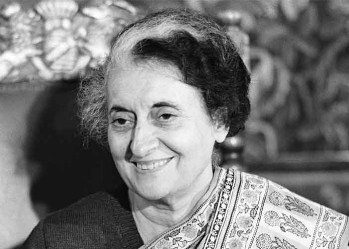 Indira Gandhi BW