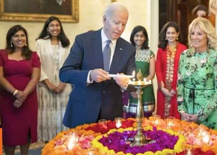 Joe Biden celebrates Diwali