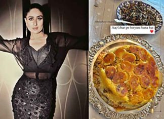 Kareena Kapoor Khan shares food menu