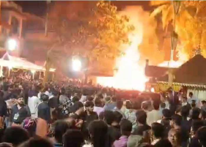 Kerala temple fire