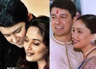 Madhuri-Dixit-and-her-husband,-Shriram-Nene