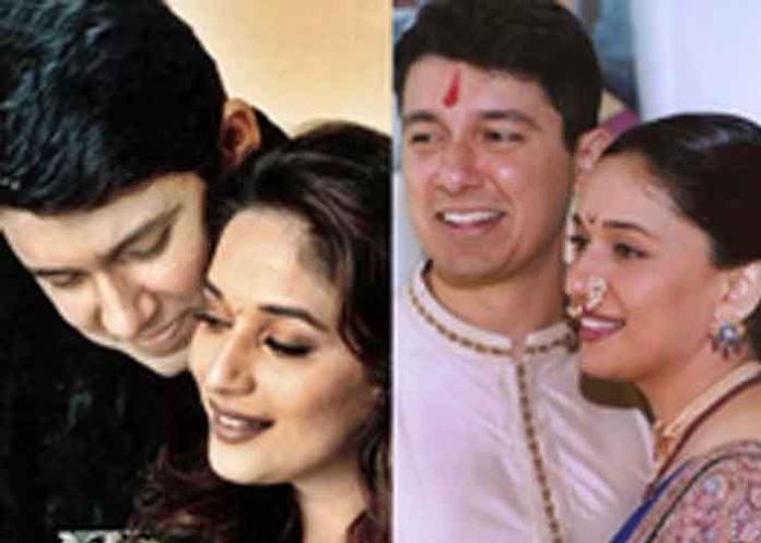 Madhuri-Dixit-and-her-husband,-Shriram-Nene