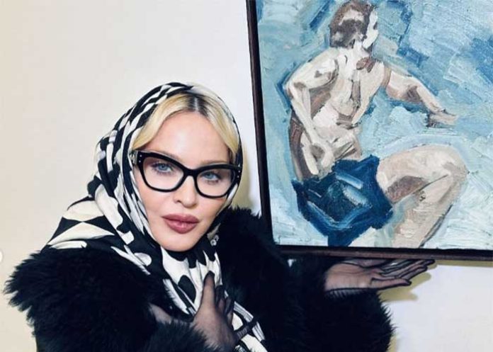 Madonna celebrates Art Exhibition