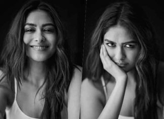 Mrunal Thakur monochrome