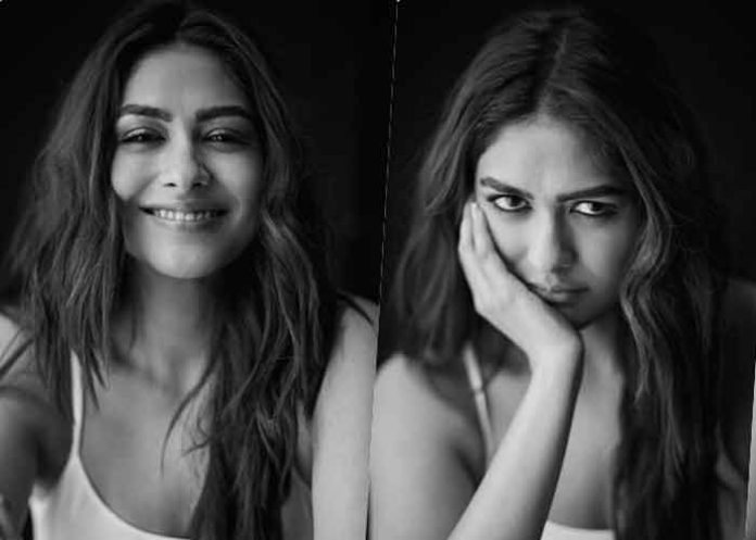 Mrunal Thakur monochrome