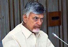 N Chandrababu Naidu on mic