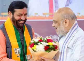 Nayab Singh Saini meets Amit Shah