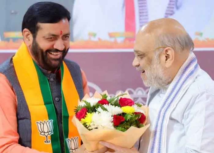 Nayab Singh Saini meets Amit Shah