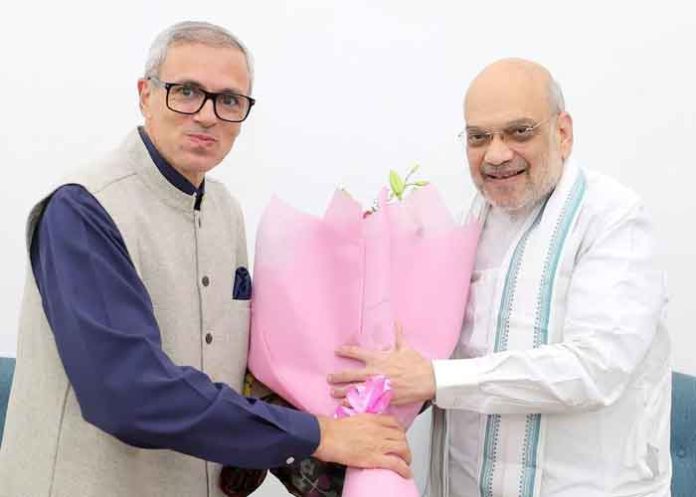 Omar Abdullah meets AMit Shah