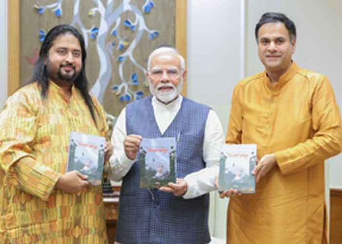 PM Modi meets classical musician Bharat Balvalli