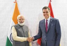 PM Modi with Spanish Prime Minister Pedro Sanchez