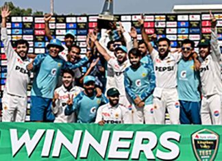 Pakistan Team Test series win