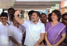 Priyanka Gandhi's roadshow in Wayanad