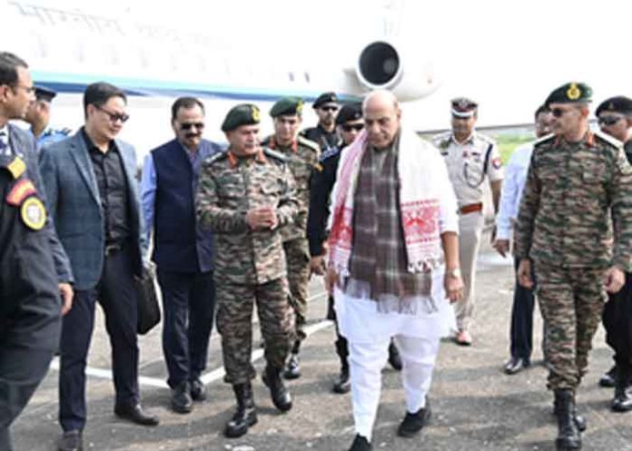 Rajnath Singh celebrate Diwali with soldiers