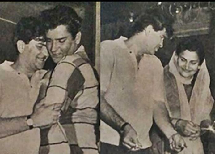 Shammi Kapoor and Raj Kapoor old pic