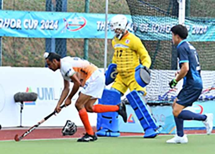 Sultan of Johor Cup India Japan match