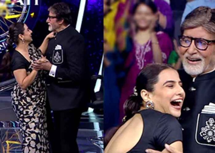 Vidya Balan with Amitabh Bachchan