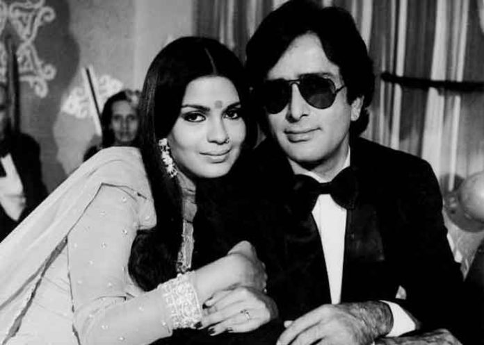 Zeenat Aman and Raj Kapoor