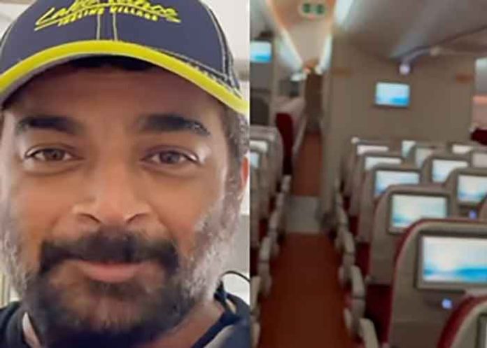 Actor Madhavan flying solo