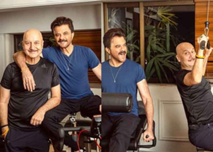 Anil Kapoor heaps praise at ‘young boy at heart’ Anupam Kher as they turn gym-buddies