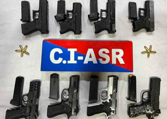 CI ASR Recovered 8 pistols